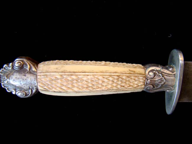 An extremely fine 1830's 'style' Bowie knife inscribed "America, The Land of the Free and Home of the the Brave". Circa early 1900's. — image 3